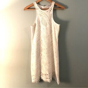 Lovers+Friends White Lace Tank Dress. Size XS.